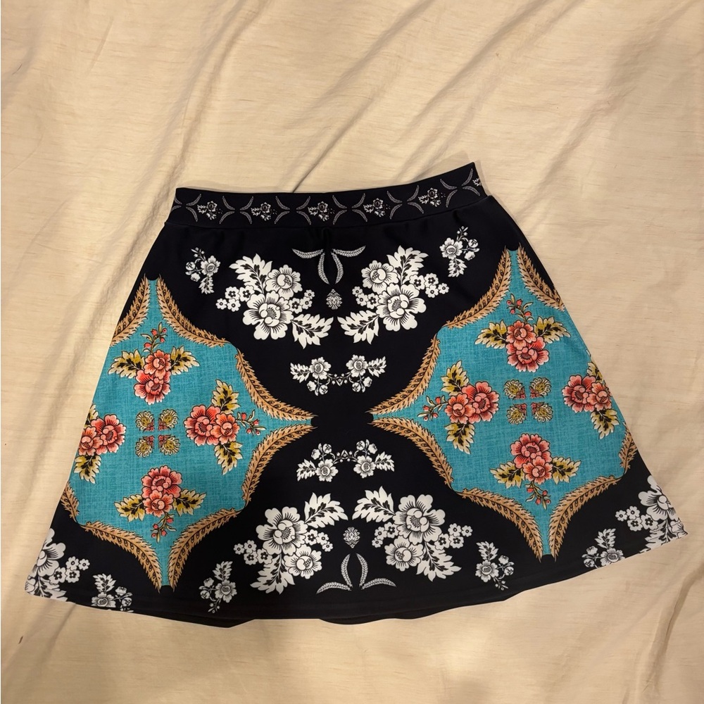 Blackmilk Clothing Folk Art A-line Skirt